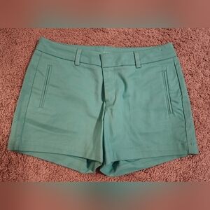 New Without Tags a.n.a size 8 aqua twill shorts
